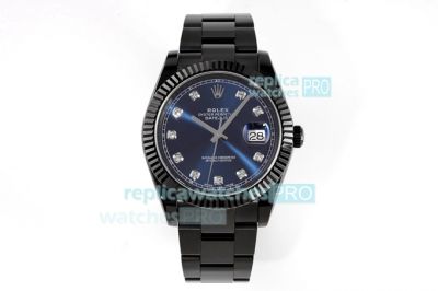 Swiss 3235 Rolex Datejust II Black Venom Replica Blue Dial VR Factory Watch